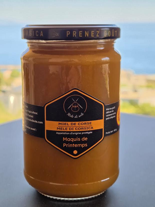 Wild Corsican Spring Maquis Honey (Maquis de Printemps) – 400g